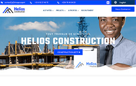 Nous avons crées le site web helios.africa